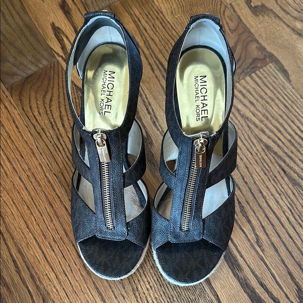 Michael Kors Brown Women's Wedge Heels